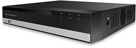 Amcrest Full HD 1080p 4CH Système vidéo de sécurité avec Quatre caméras de 2,0 MP (1920TVL) Extérieur IP67 Bullet, Vision Nocturne, Disque Dur Non Inclus, AMDV108116, 16CH DVR