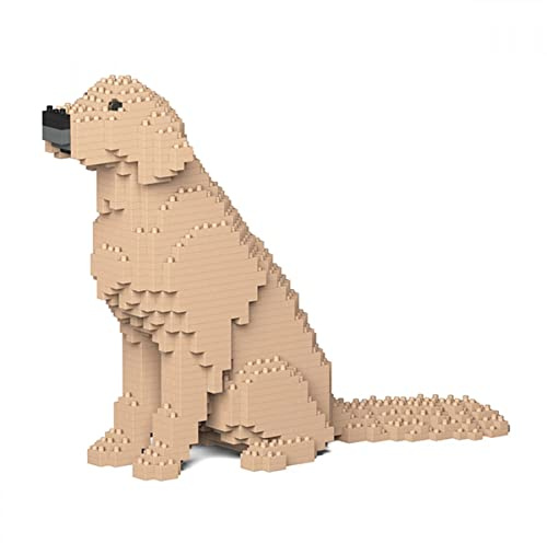 JEKCA | Golden Retriever 03S-M03 - Bausteine, Bausteine, Skulpturen zum Bauen, Sammeln, perfekte Geschenkidee