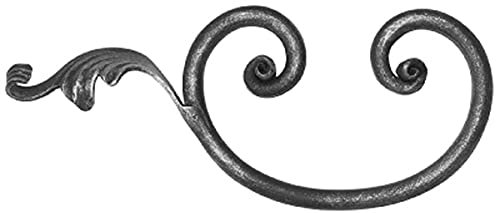 Fenau | Rundeisenbarock | Maße: 270x110 mm | Stahl S235JR, roh