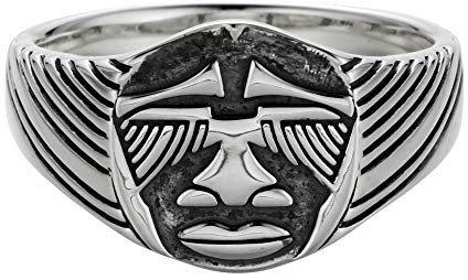 cai Herren Ring 925/- Sterling Silber Matt Silbergrau 274270104