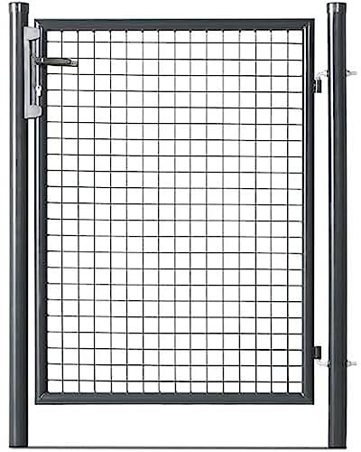 Portillon Nice Gate - Passage 1m - Maille 50 x 50 mm - Hauteur 1m00 - Couleur Gris Anthracite