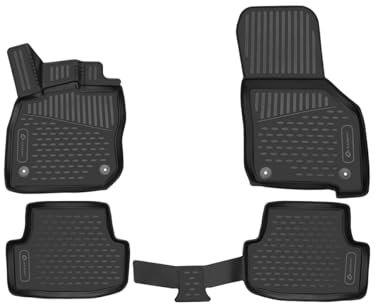 Element 3D Gummimatten Set passend für Dacia Duster | 2010-2017 | Mk1, 4WD |100% passgenaue Auto Fußmatten, robuste Universal Fußmatte Auto, Gummimatten Auto, Auto Fussmatten Gummi