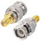 Boobrie SMA auf BNC Adapter 2 Stück SMA Buchse zu BNC Stecker Koaxialstecker BNC an SMA Koax verbinder für HF-Antennen, WLAN-Geräte, WLAN, Ham- oder Handfunkgeräte, Scanner, SDR