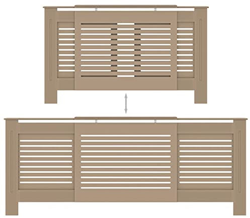 Tidyard Household Modern MDF Radiator Cover Wooden Radiator Cover Accessory for Living Room Decor Model325554