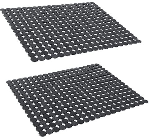OTHWAY 2 alfombrillas para fregadero de cocina, protector de PVC para fregadero de acero inoxidable/porcelana, 40 x 30 cm