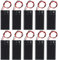 10Pcs 9V Battery Holder, 9 Volt Battery Holder with Switch, 9v Battery Case Connector 2X Lead Wire Spring Clip DIY Plastic Cell Batteries Container Power Bank Cases