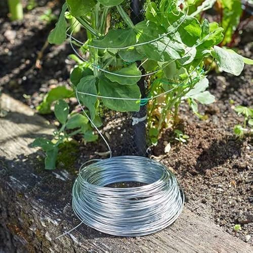 Foglish Galvanised Garden Wire 1.0mm x 100m Strong & Durable