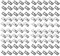 EYPINS 100x Nutensteine M5 Nut 8 mit Zentrierung Steg und Federkugel, Hammermutter 30x30 Stahl Verzinkt Nutmuttern T-Nut M5 Gewinde für 3D Drucker, CNC Aluminiumprofil-Extrusionsschlitz 30-Serie