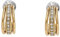 Skagen Women's Stainless Steel Push Back Earrings Buttermilch-Gold,Length: 11.8MM, Width: 5MM