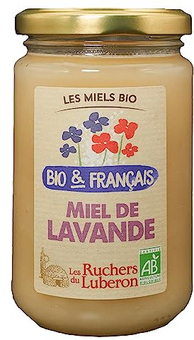 Les Ruchers du Luberon - Miel Bio & Français 400 g - Lavande