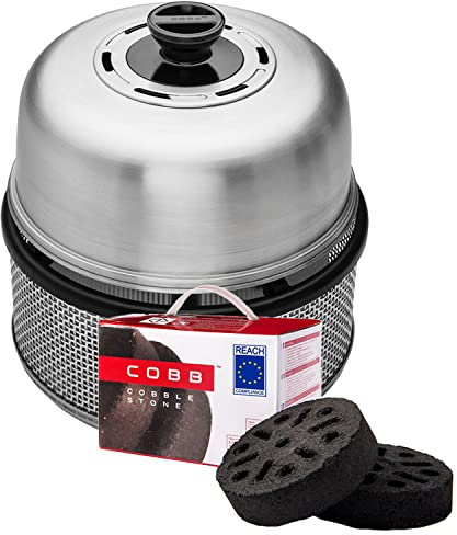 Cobb Grill Premier AIR Deluxe Holzkohlegrill - inkl. 1x Cobble Stones 6er