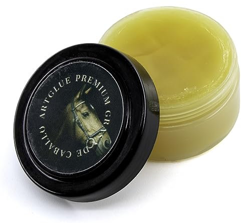 ALECO Grasa de Caballo - Nutrición y Cuidado para Piel y Cuero de Calidad Superior, Fácil de Aplicar, Sin Olores Desagradables - Revive y Protege Cuero (50 GR)