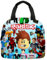 Robblox Bolsa de Almuerzo Niño, Robblox Bolsas Porta Alimentos Bolsa Almuerzo Termica Lunch Bag Bolsa Nevera Pequeña Almuerzo Bolsa Isotermica para Camping, Comida, Playa (22 x20 x13cm)