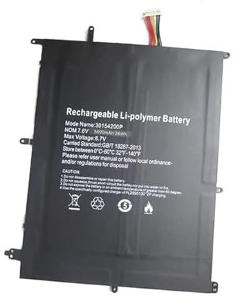 Ukkipower 7.6V 5000mAh Laptop Ersatz Akku 30154200P NV-2874180-2S HW-3487265 Kompatibel mit Jumper EzBook 3 Plus (7-Line 10-Pin)
