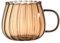 Zankie Glas-Kürbis-Tassen, transparente Tasse, Kürbis-for, Tassen, Kaffee, klare Trinkbecher mit Griff, Glas-Wasser-Tasse, Tee-Milch-Becher, 400 l