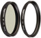 Amazon Basics Filtre de Protection UV + Filtre polarisant Circulaire - 52mm