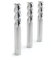 3er Set Hartmetall-Fräser für Aluminium, 3 Schneiden, 4-10 mm Durchmesser, industrielle Anwendung (8 mm)