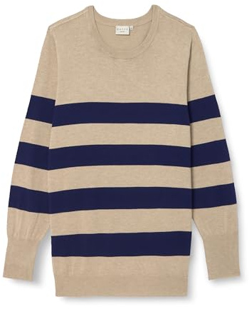KAFFE CURVE Damen Strickpullover KClizzy Lange Ärmel
