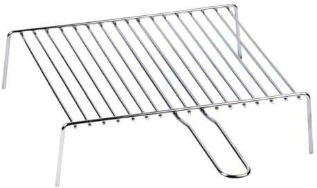 Briconess.com Grille pour cheminée barbecue en acier - 35 x 70 cm
