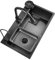 Küchenspüle, Haushalts-Nano-304-Edelstahl-Spülbecken-Set, mehrere Sets mit, 66 cm / 73,7 cm Küche Einzelspüle Workstation (6,68 x 46 x 22 cm)
