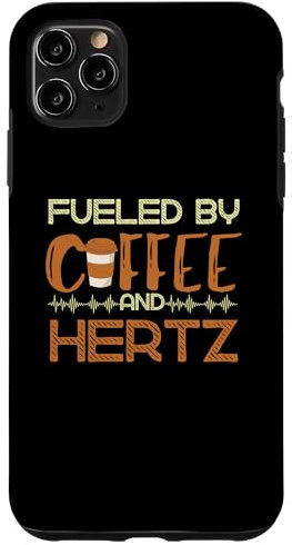 Hülle für iPhone 11 Pro Max Angetrieben durch Kaffee & Hertz Energiefrequenz-Vibration