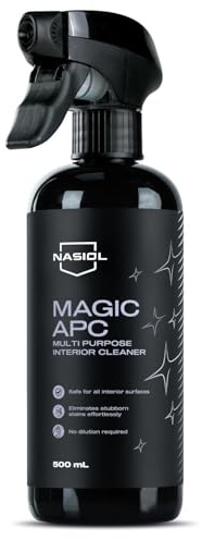 Limpiador Interior Coche Multiusos | Nasiol Magic APC 500ml | Limpiador multiusos interior. Tapicería, plásticos, alfombrillas y paneles. Limpieza profunda sin dañar superficies.