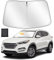 ZATOOTO Parasol para Hyundai Tucson 2021-2024, Parasol Coche Delantero Plegable, Grueso y Reflectante de Poliéster Bloquea los Rayos UV y Mantiene el Coche Más Fresco