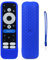 Custodia in morbido silicone per onn Google TV 4K Pro 2024, custodia con telecomando con texture antiscivolo, custodia protettiva resistente alle cadute ai graffi (blu)
