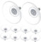 Cabilock 10 Pezzi Ventose Filettate Ventose Per Finestre Parabrezza a Ventose Ventosa a Vite Ventose Con Viti Grandi Tappeti Di Aspirazione Transparent Pvc