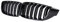 Kühlergrill,Kühlergrill Streifen Frontgrill Roste Kidney Grill Ersatz Passend für BMW 4er F32 F33 F36 F80 F82 Doppel Slat M4 Sport Style Bright Black
