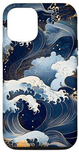 Ocean Waves Nature Japanese Case for iPhone 12/12 Pro