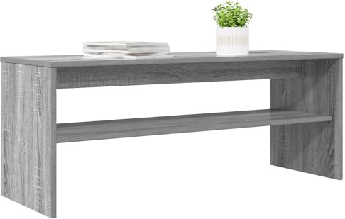 vidaXL TV-Schränk 100 x 35 x 40 cm Graues Sonoma Holzwerkstoff