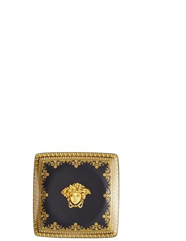VERSACE SQUARE CUP 12 CM I LOVE BAROQUE Black