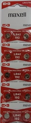 Otech Pack de 10 Piles LR41 pour VARTA V3GA