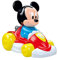 Baby Clementoni - 17232 - Voiture radiocommandée Baby Mickey - Disney