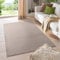 HomebyHome Kurzflor Teppich Wohnzimmer 160x230 cm Beige - Modern Gabbeh-Look Teppich Extra Weich, Pflegeleicht und Langlebig - Ideal für Schlafzimmer, Küche und Esszimmer