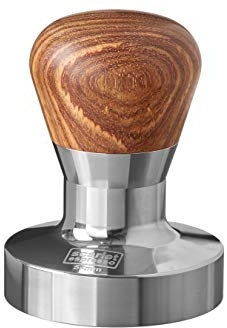 scarlet espresso | Tamper »Passion« für Barista; mit ergonomischem PVC- oder Edelholzgriff nach Wahl und Präzisions-Edelstahlbasis (57 mm)