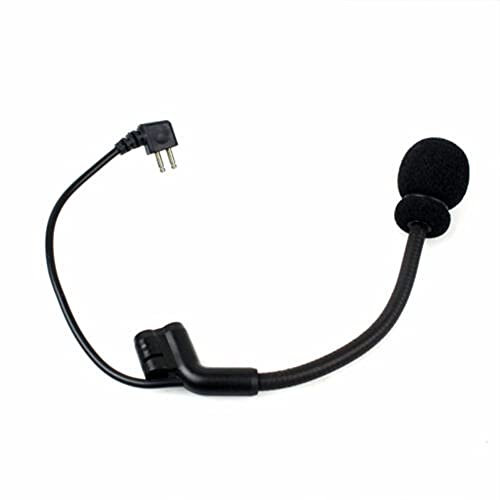 Kapazitives Aufhänger Mikrofon, Schwarzes Z Tactics Mikrofon, Geeignet für Comtac II/Comtac III/Comtac IV, Geeignet für Armorwerx/Peltor Comtac und ähnliche Kopfhörer.