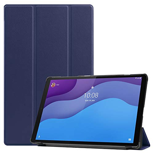 Lobwerk Tablet Hülle für Lenovo Tab M10 2nd 2020 TB-X306F TB-X306X 10.1 Zoll Slim Case Etui mit Standfunktion und Auto Sleep/Wake Funktion Blau
