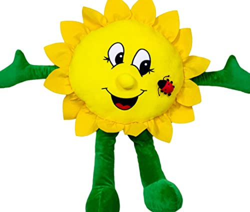Sunflower Plant Plush Toys – 75 cm Giant Stuffed Sunflower for Kids – Flower Figure Soft Toy