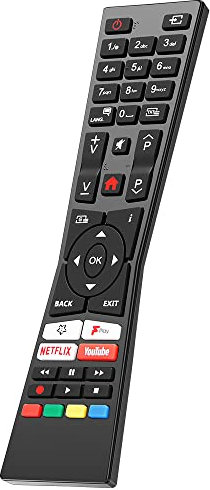 Gvirtue Universal Remote Control Compatible with All JVC Smart 4K UHD Ultra HD HDR LED LCD TVs - Fit For JVC Remote Control RM-C3231 RM-C3232 RM-C3236 RM-C3338 RM-C3339 RC43101, No Setup Required