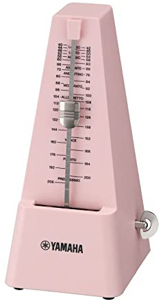 Yamaha YAMAHA Metronome Pink MP-90PK Classic Triangular Style Matte Finish Resistant to Fingerprints Mainspring Driven