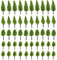 CYH 50 Pcs Mixed Model Trees Age 2+, Landscape Model Diorama Trees Mixed, Miniature Architectural Landscape Model Railway Trees Natural Green for DIY Model Train Scenery Landscape