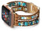 CHARMINGO Cinturino in pelle bohémien, compatibile con Apple Watch, bracciale con perline per donne e uomini, 42 mm/44 mm/45 mm/49 mm, multistrato avvolgente per Apple Watch Band serie 9, 8, 7, 6, 5,