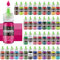 Colorant Alimentaire - 40 Colorant Alimentaire Liquide Concentré pour Gâteau, Cuisson, Glaçage, Fondant, Décoration - Colorants Alimentaires Vibrant pour la Slime, Givrage, Aerographe, DIY Artisanat