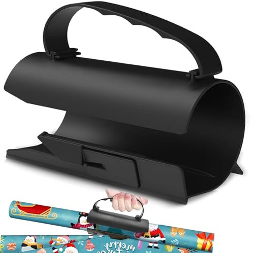 Coupe Papier Cadeau, Coupe-papier d'emballage, papier cadeau Coupe, cutter pour rouleau de papier, Cut Coupe-papier cadeau de Noël pour Emballage Cadeau, Cadeau Anniversaire, DIY Cadeau