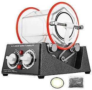 3 kg Rotations-Tumbler-Oberflächenpolierer Schmuckpoliermaschine KT6808 Endbearbeitungsmaschine mit Polierperle zum Anfasen