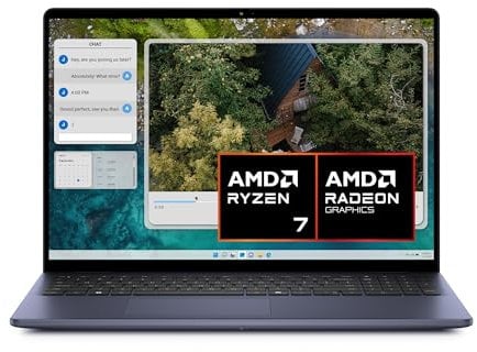 Dell Inspiron 16 5645 Laptop | 16 16:10 FHD+ (1920 x 1200) Display | AMD Ryzen 7 8840U Prozessor | Radeon Graphics | 16 GB RAM | 1 TB RAM | Windows 11 Home | QWERTZ Tastatur