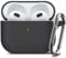 Ljusmicker for AirPods 3rd Gen Case Cover with Keychain,Soft Silicone Protective Case for Apple AirPods 3rd Generation Charging Case,Shockproof AirPod 3 Case for Women Men,Front LED Visible-Black