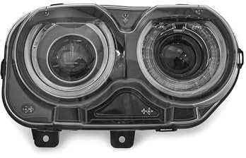 EDA PREMIUM auto Scheinwerfer Rechts 68174066AD passend für DODGE CHALLENGER 2015-, mechanisch, XENON, SAE (USA TYPE), mit Tagfahrlicht (LED), mit Glühlampen